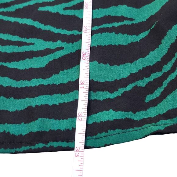 Nasty Gal zebra print dress green & black size 6 NWT - Picture 9 of 9